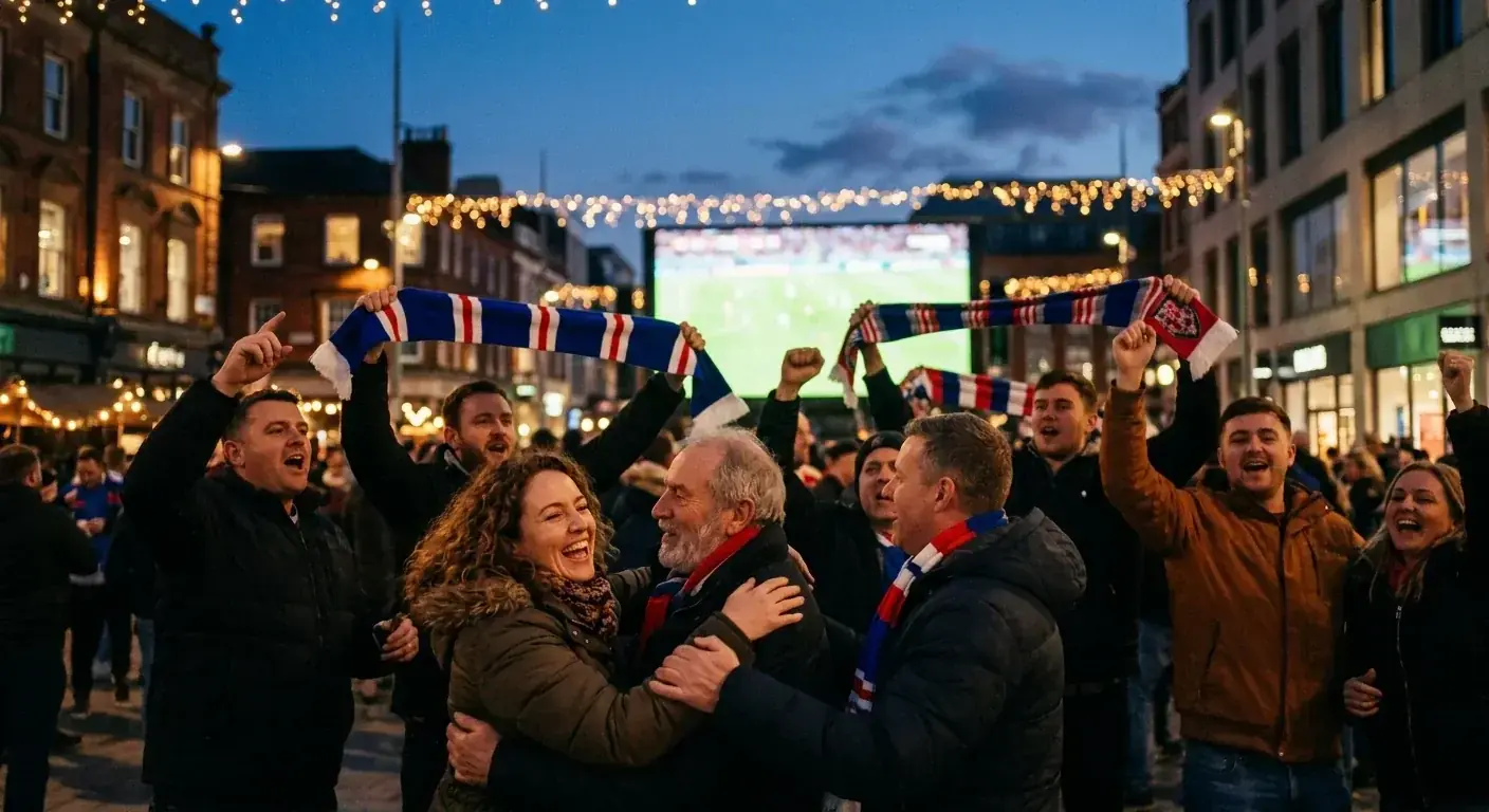 Fanúšikovia oslavujúci počas majstrovstiev sveta vo futbale 2026